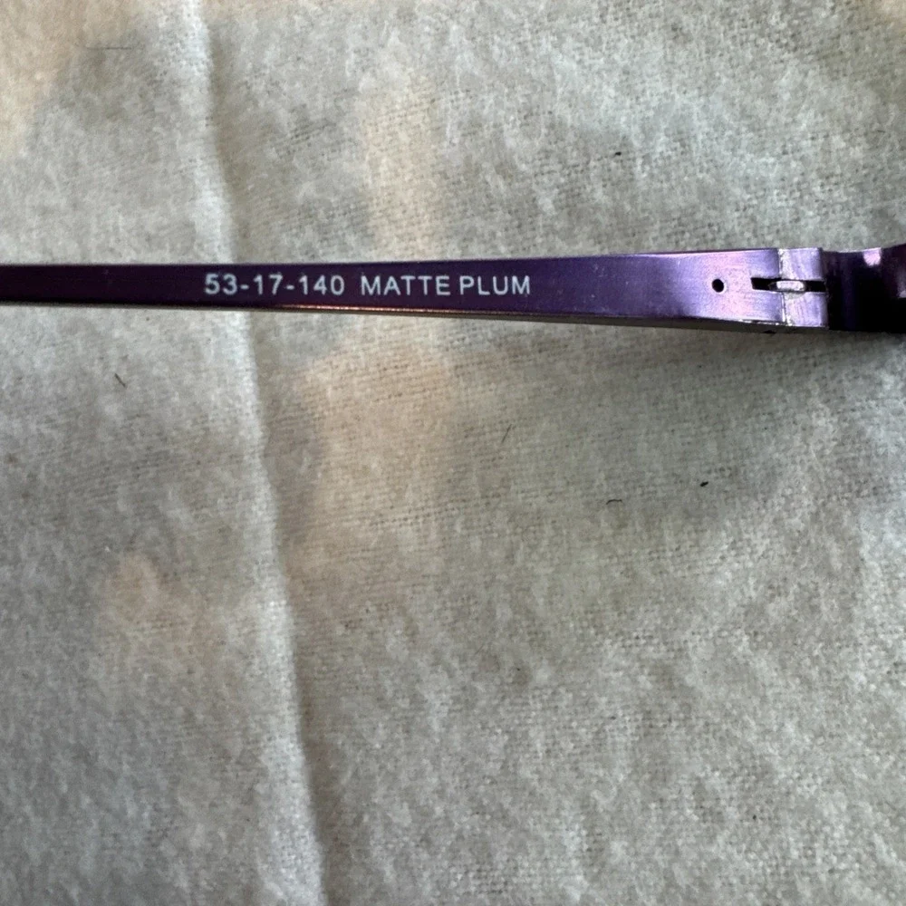 Genevieve‎ Eyeglasses PARIS MODERN MELANIE Matte Plum 53-17-140  Frames ONLY